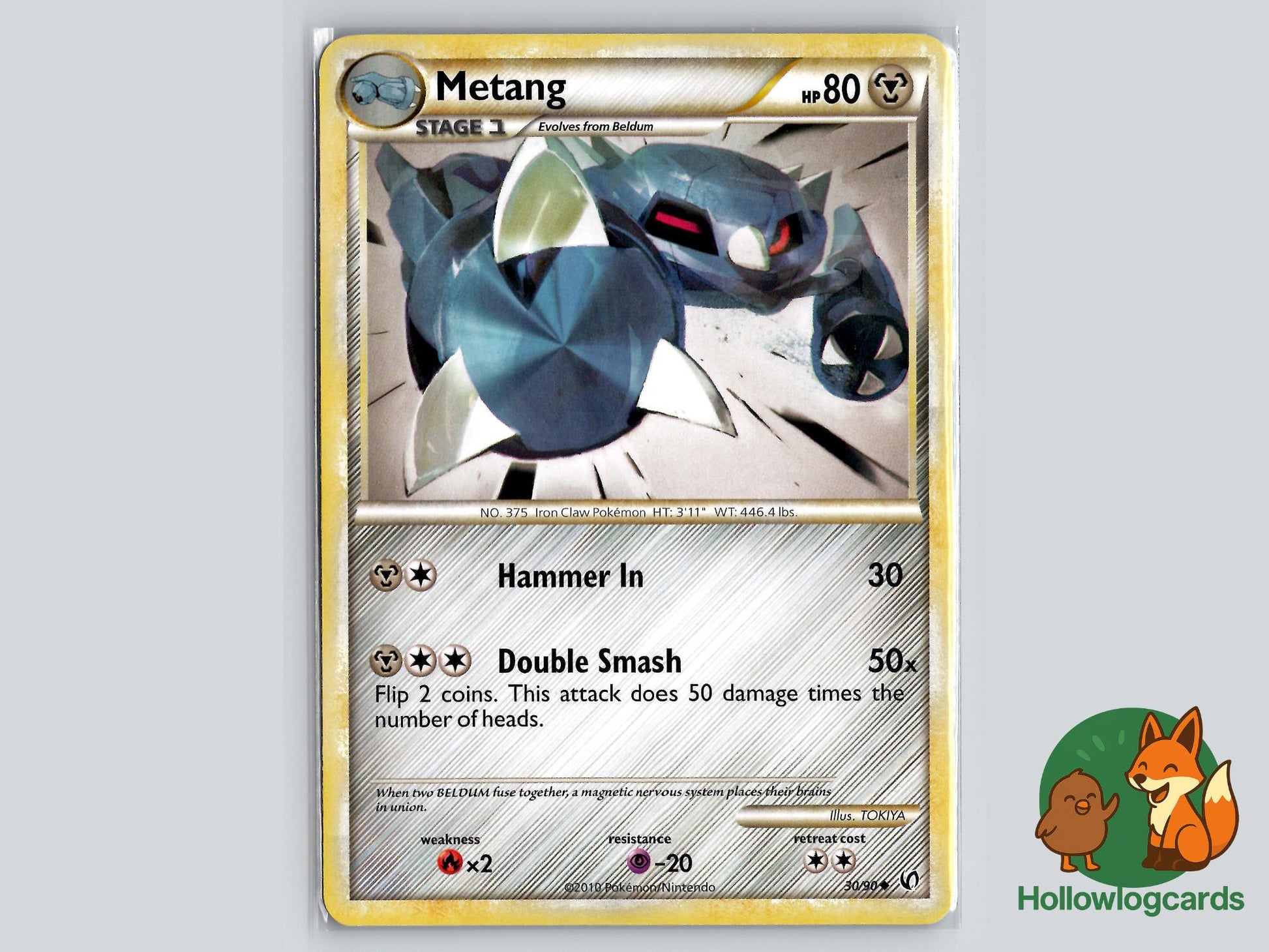 Metang (30/90) - Undaunted Pokémon Card
