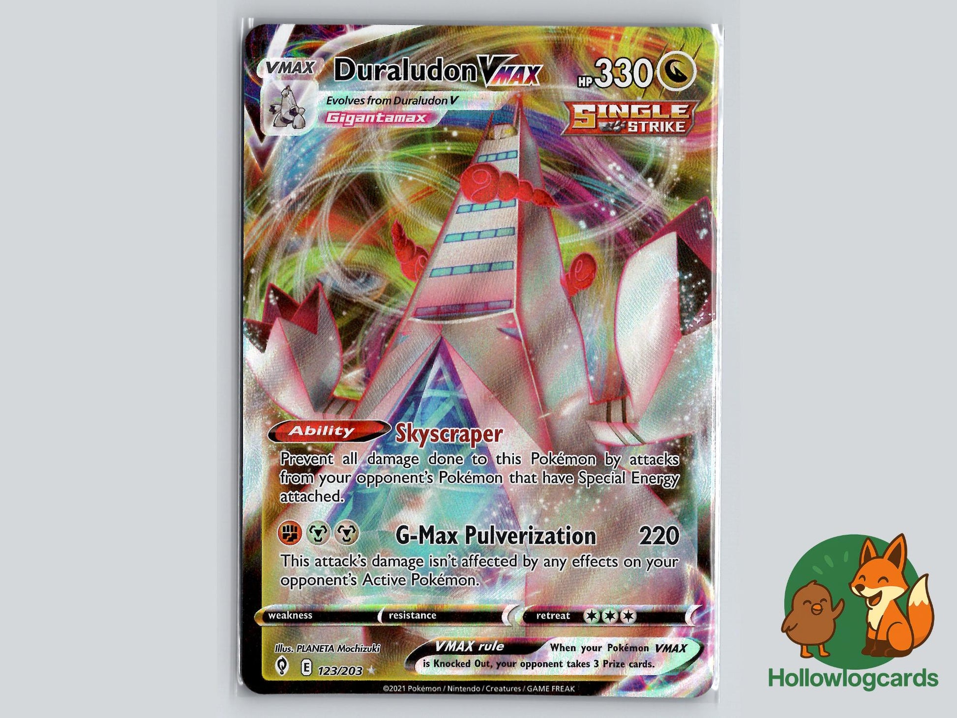 Duraludon VMAX (123/203) - Evolving Skies Pokémon Card