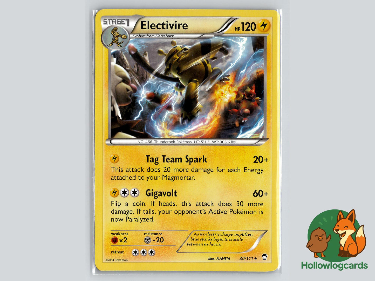 Electivire (30/111) - Furious Fists Pokémon Card