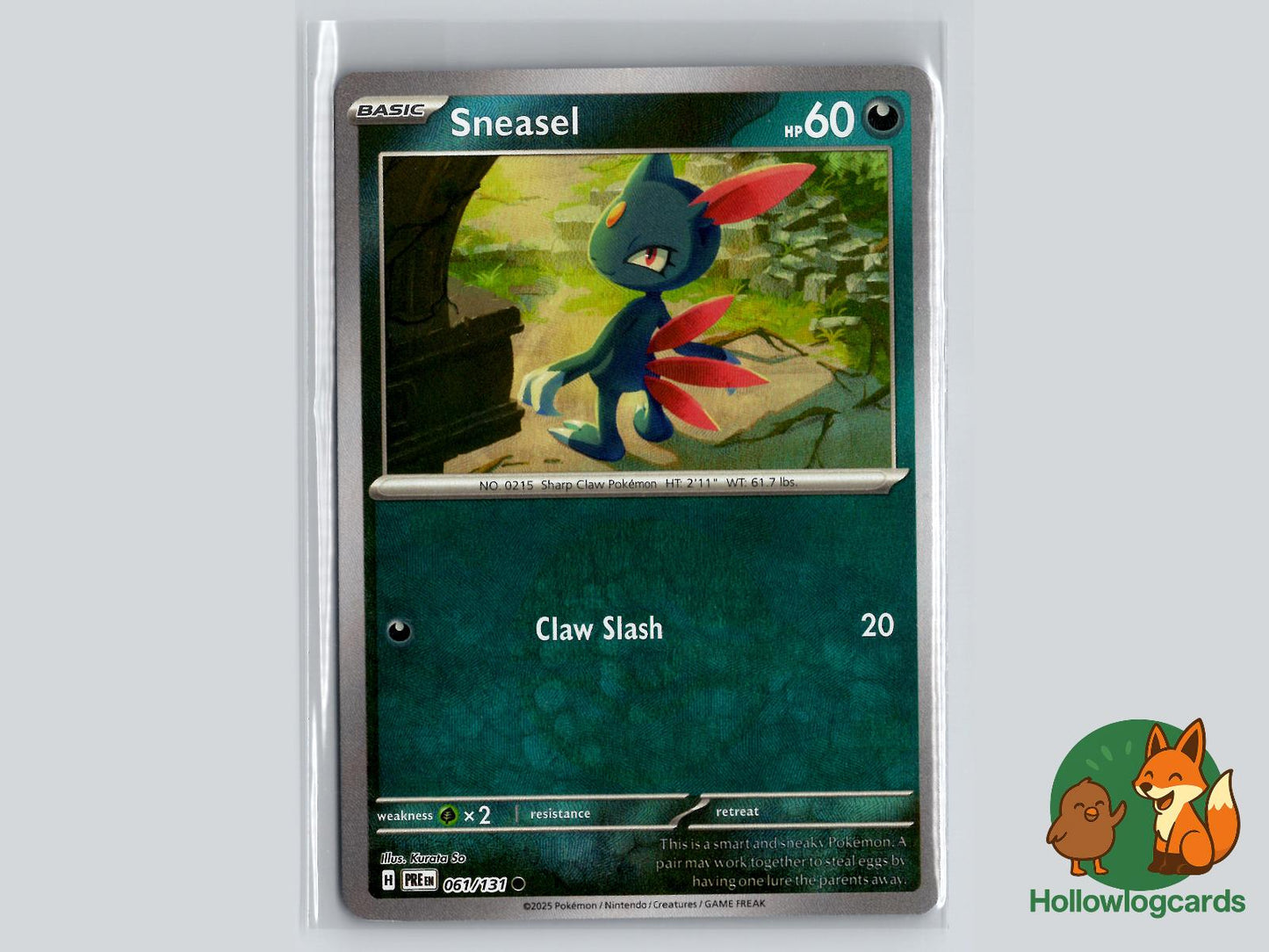Sneasel (061/131) - Prismatic Evolutions Pokémon Card