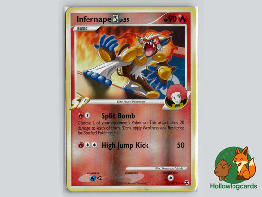 Infernape E4 (43/111) - Rising Rivals Pokémon Card