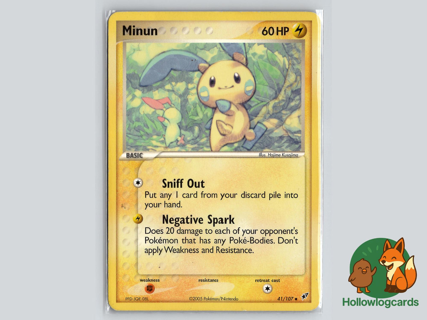 Minun (41/107) - Deoxys Pokémon Card