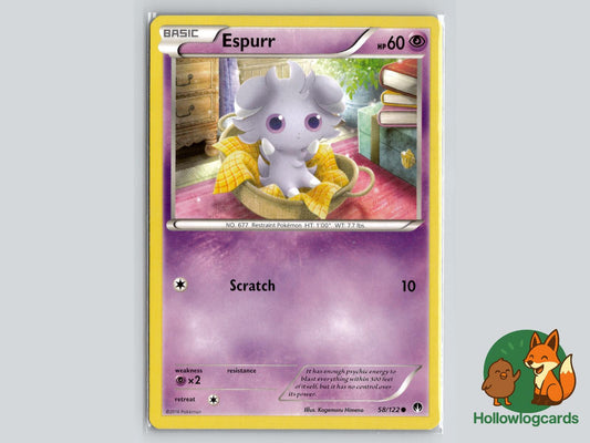 Espurr (58/122) - BREAKpoint Pokémon Card