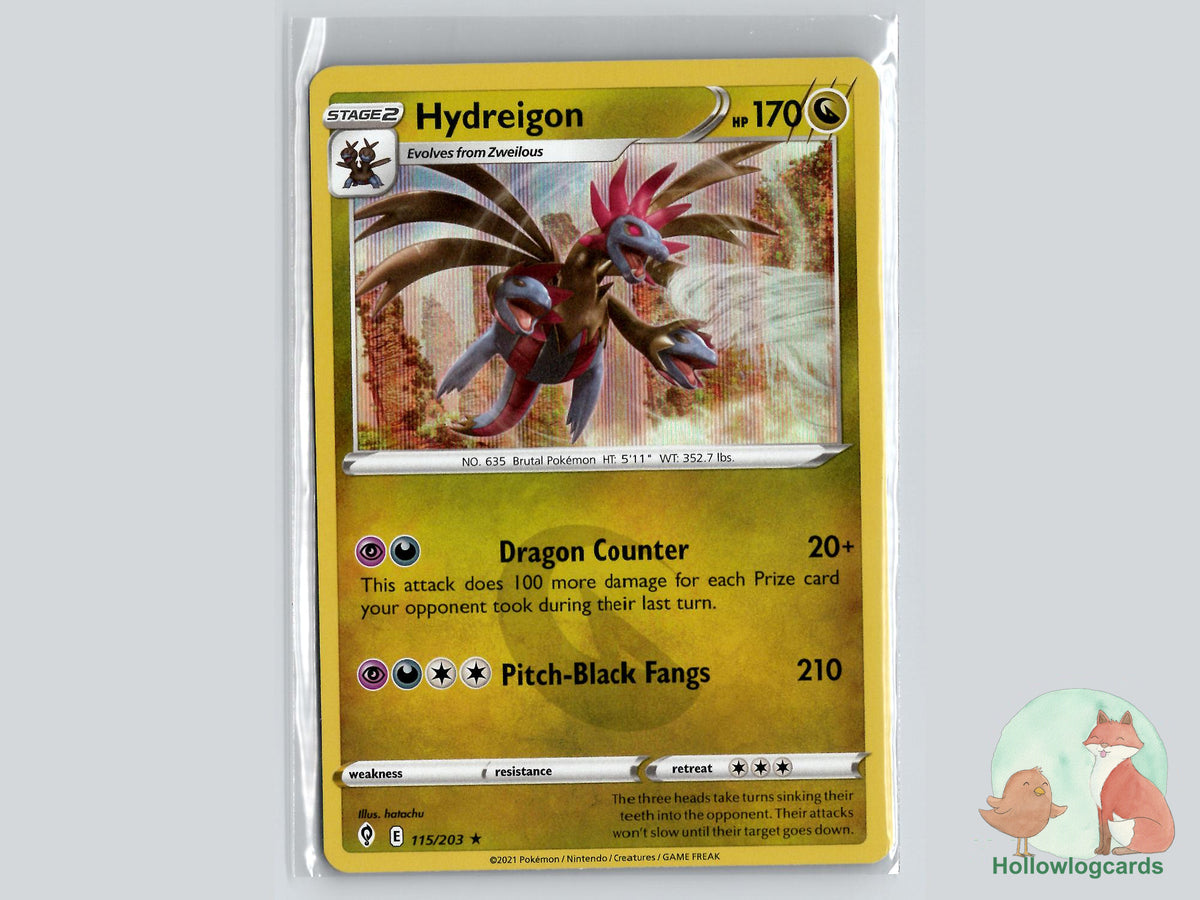 Hydreigon (115/203) - Evolving Skies Pokémon Card
