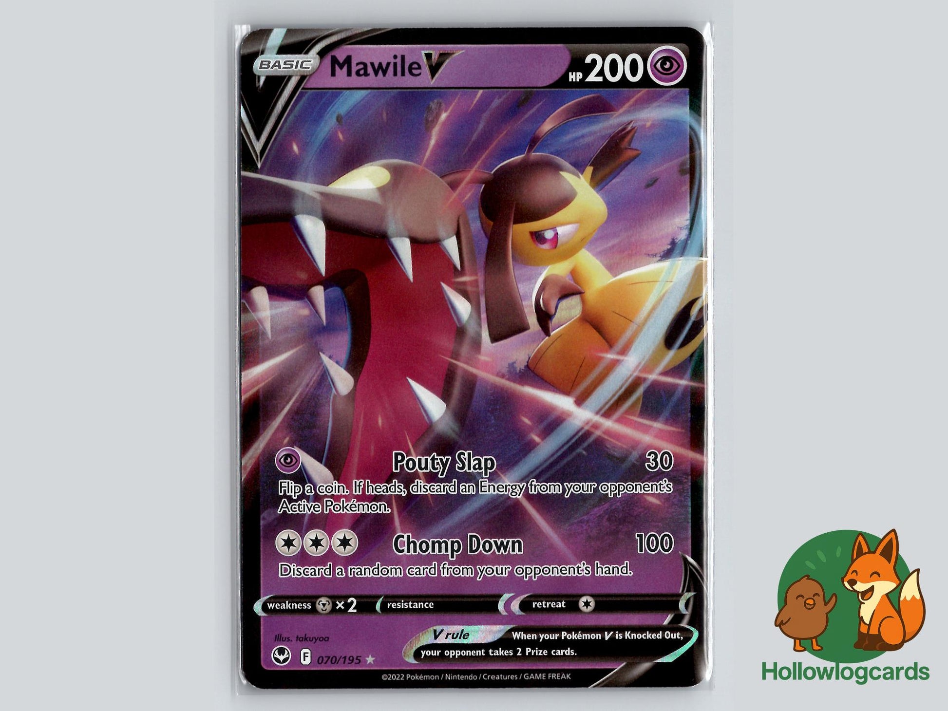 Mawile V (070/195) - Silver Tempest Pokémon Card
