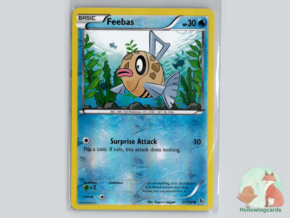 Feebas (22/106) - Flashfire Pokémon Card