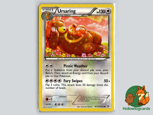 Ursaring (RC16/RC25) - Legendary Treasures Pokémon Card