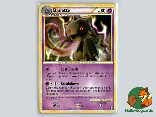 Banette (14/102) - Triumphant Pokémon Card