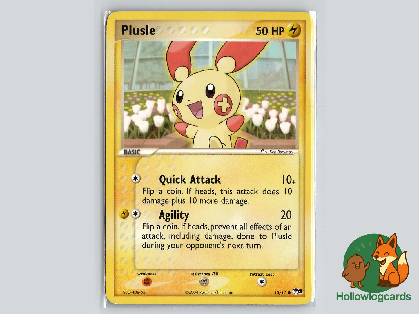 Plusle (13/17) - POP Series 1 Pokémon Card
