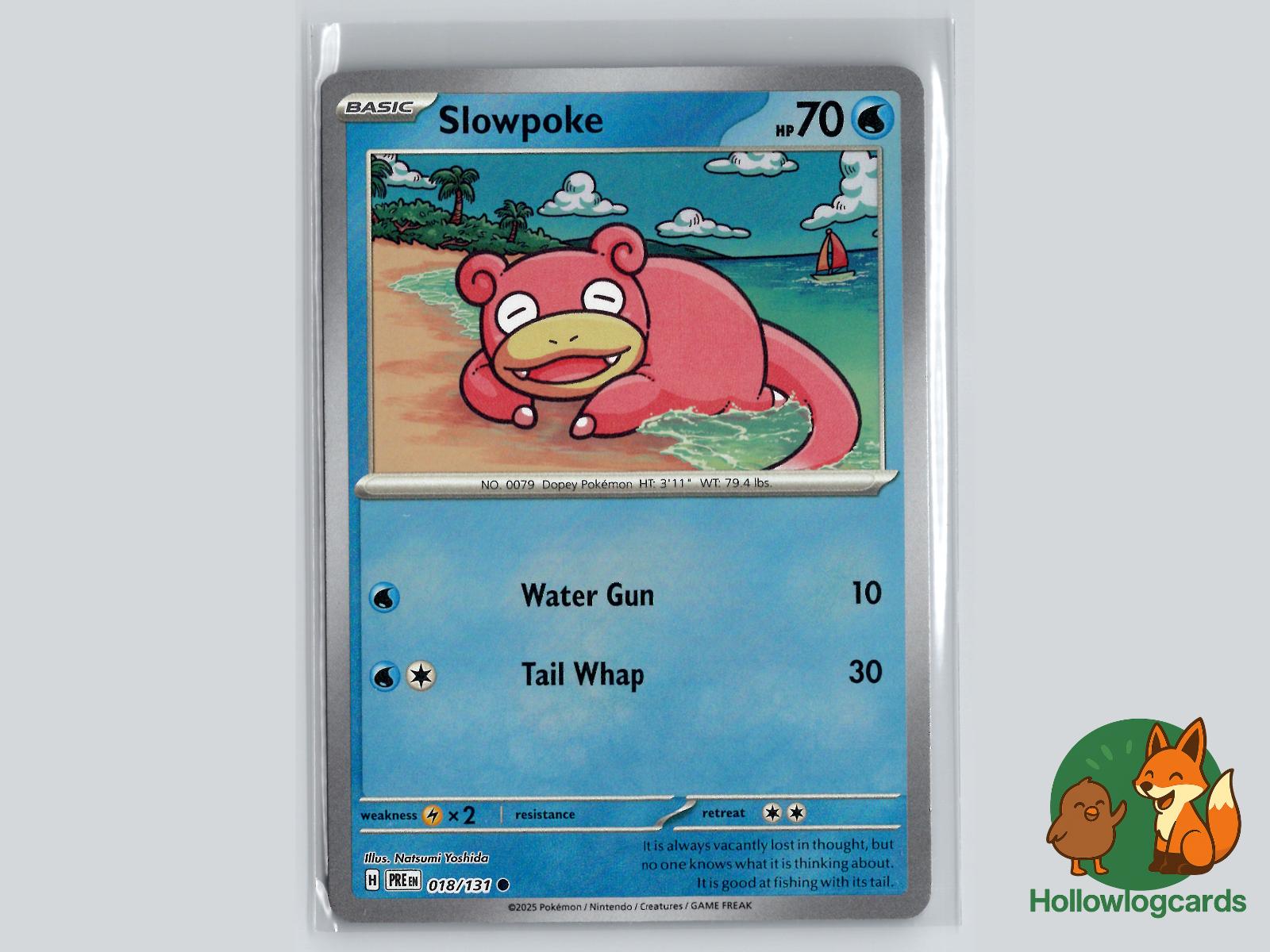 Slowpoke (018/131) - Prismatic Evolutions Pokémon Card