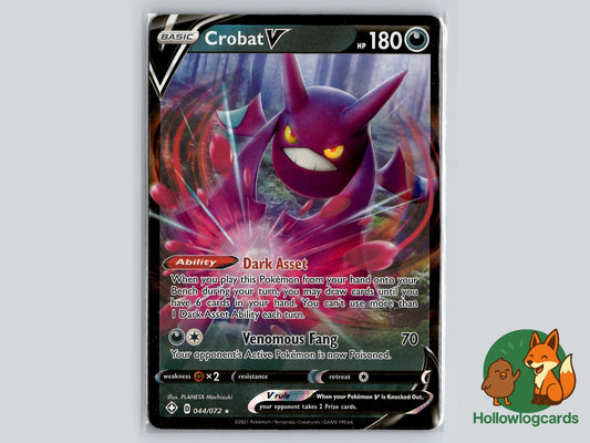 Crobat V ( 044/072 ) Holo - Shining Fates - Near Mint