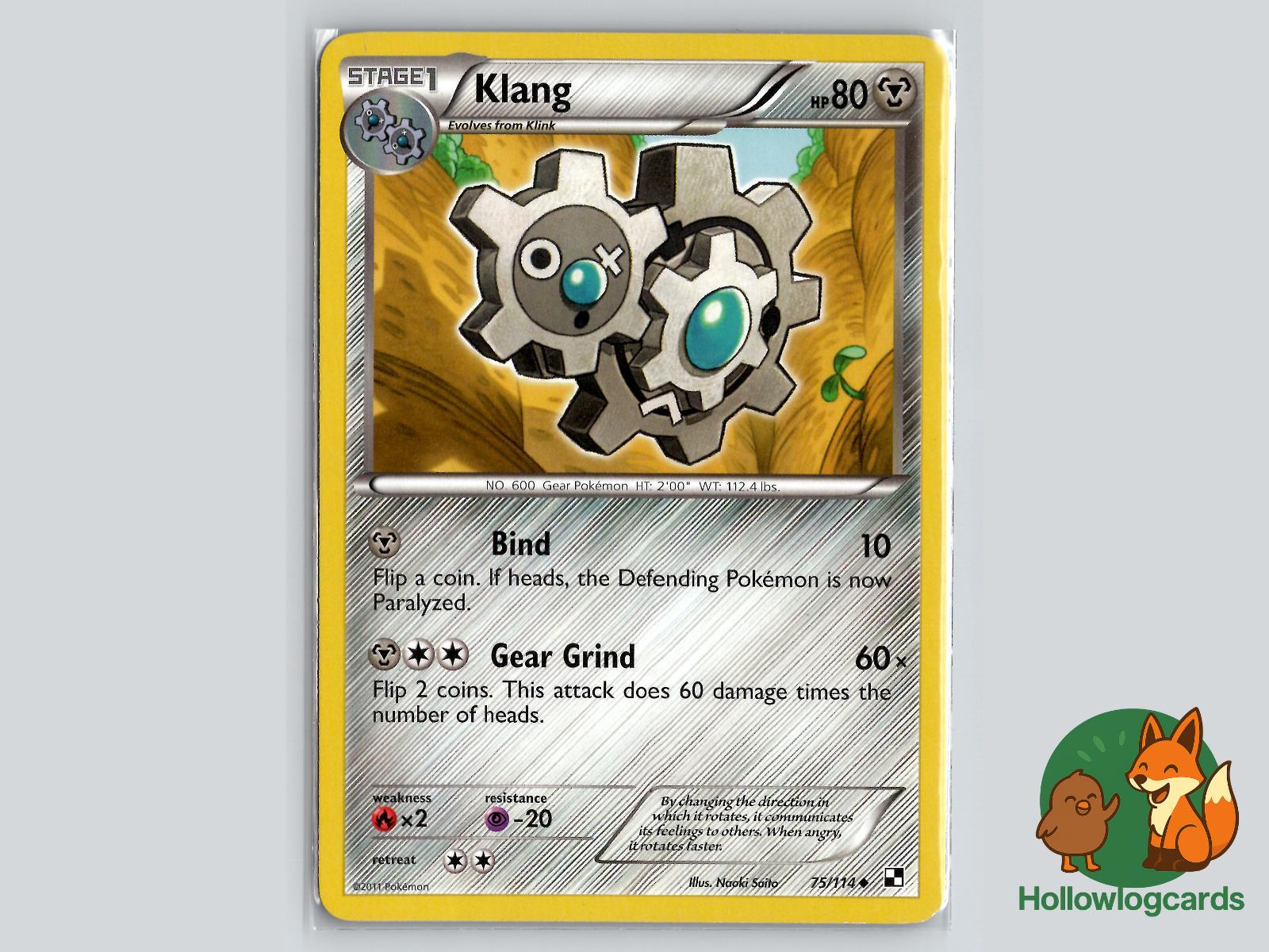 Klang (75/114) - Black & White Pokémon Card