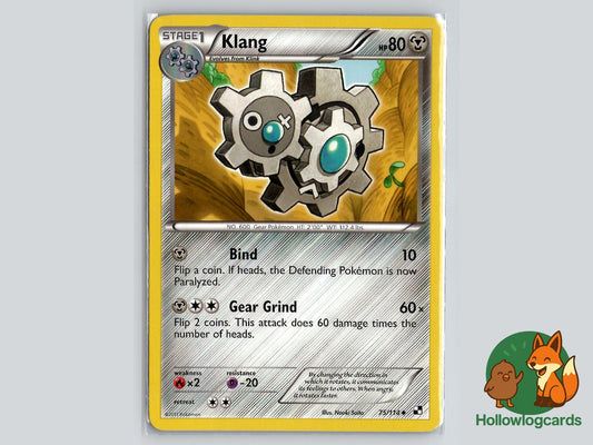 Klang (75/114) - Black & White Pokémon Card