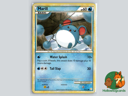 Marill (74/123) - HeartGold & SoulSilver Pokémon Card