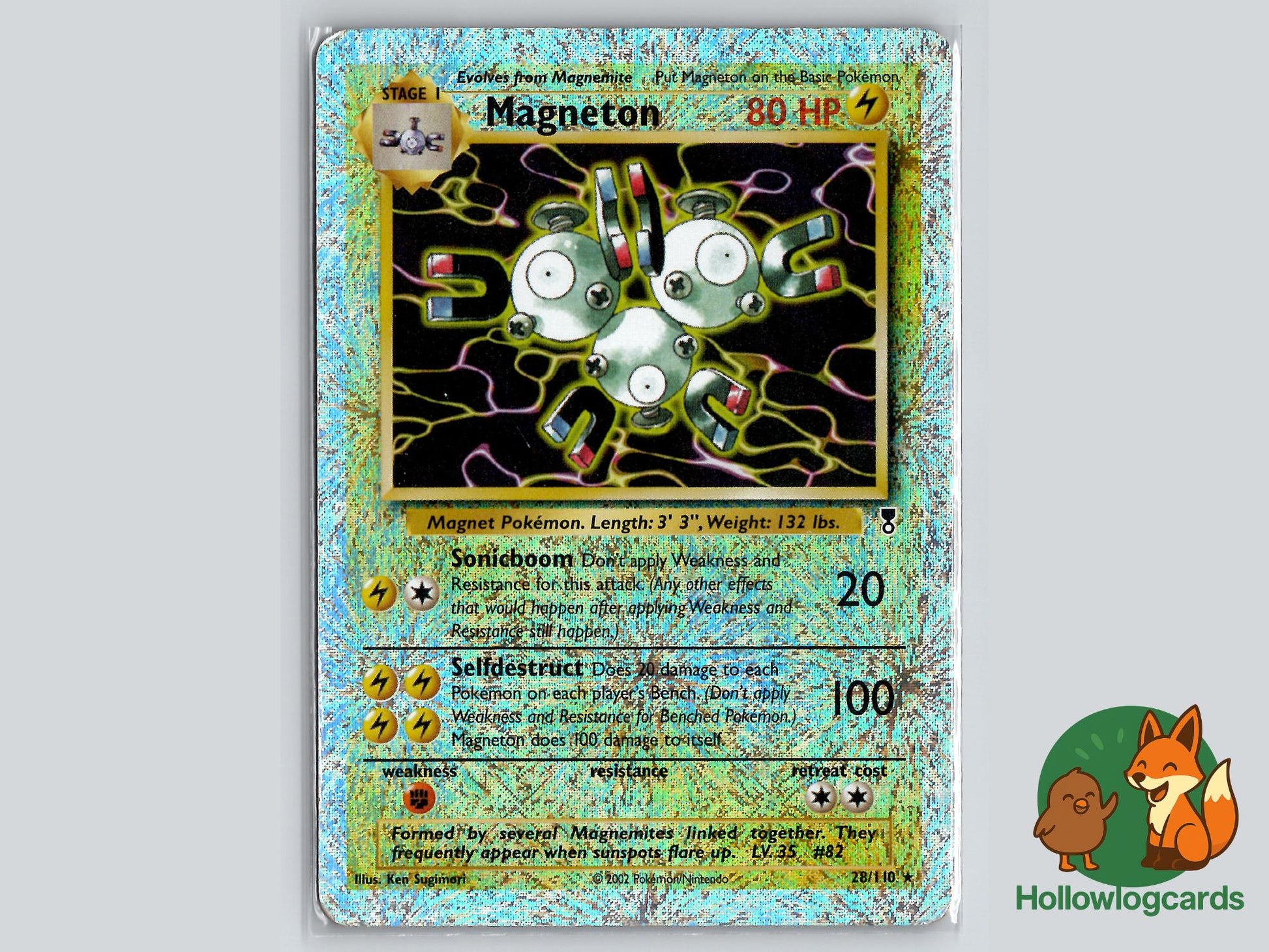 Magneton (28/110) - Legendary Collection Pokémon Card