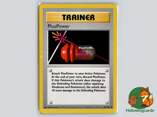PlusPower (84/102) - Base Pokémon Card