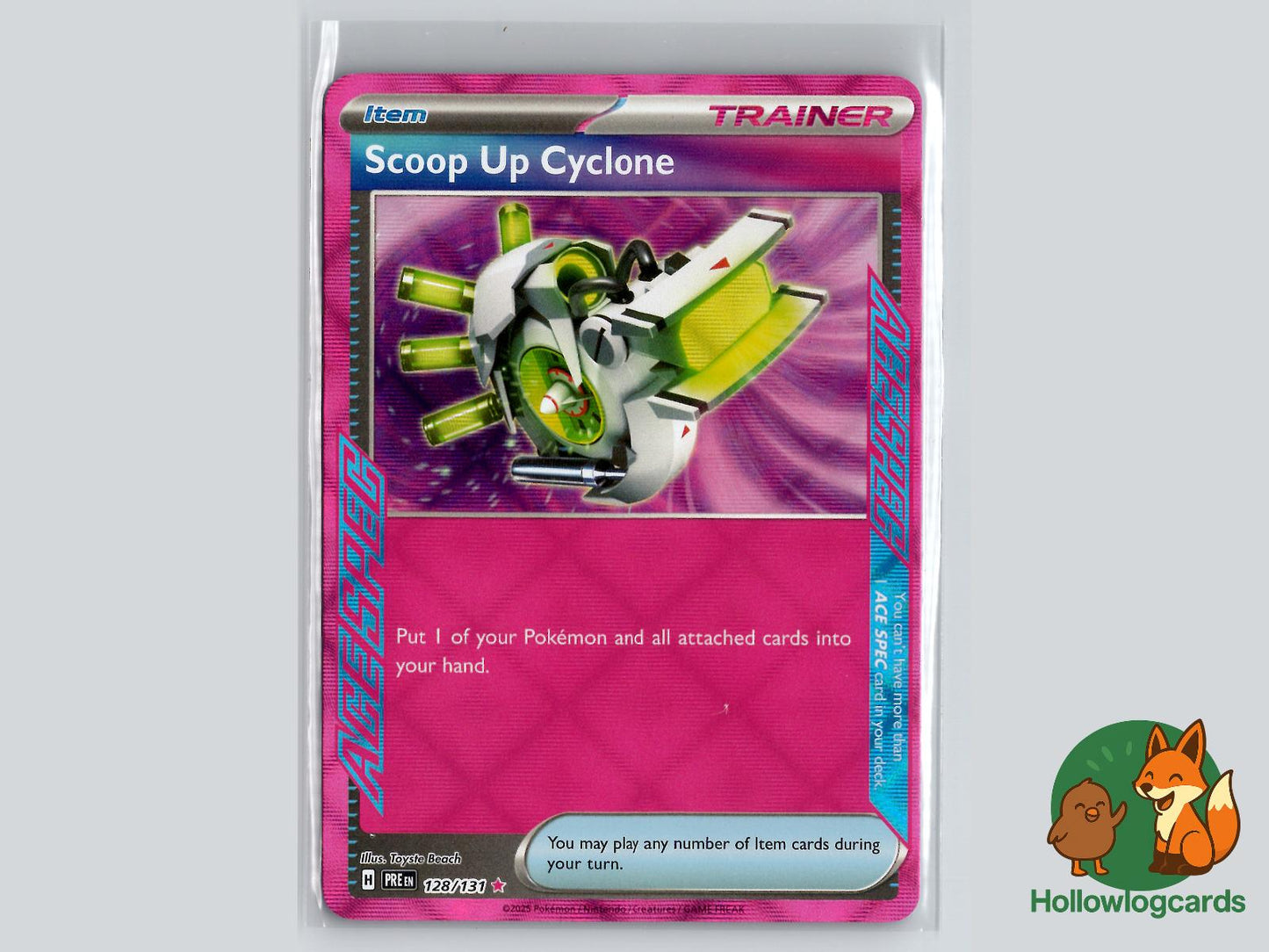 Scoop Up Cyclone (128/131) - Prismatic Evolutions Pokémon Card