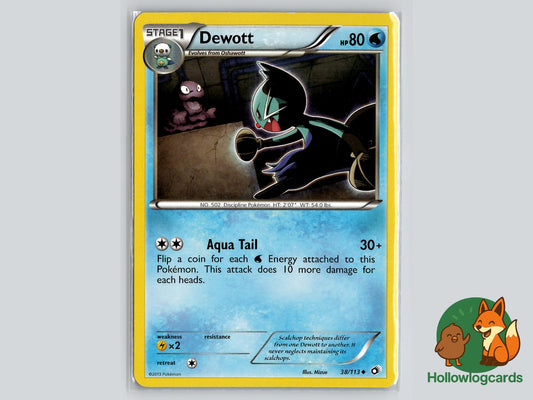 Dewott (38/113) - Legendary Treasures Pokémon Card