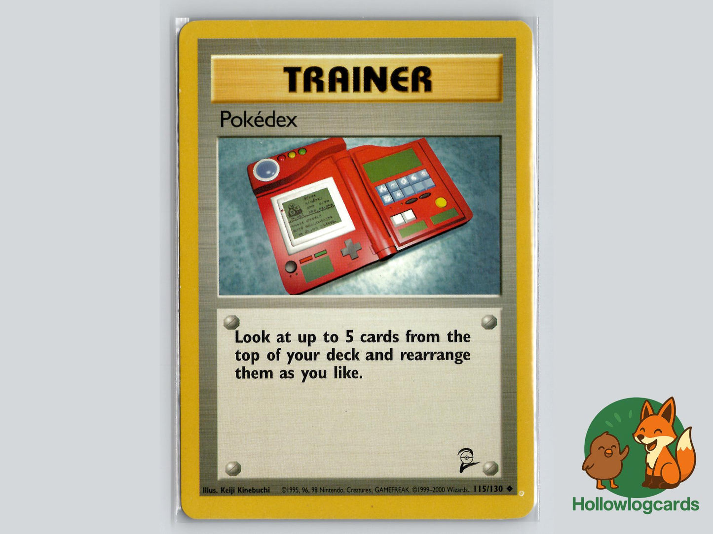 Pokedex (115/130) - Base Set 2 Pokémon Card