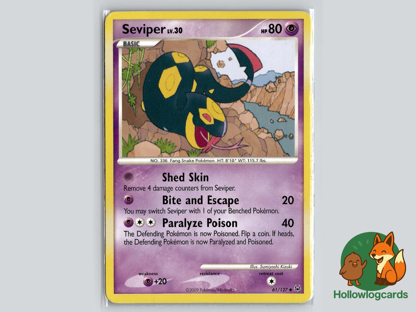 Seviper (61/127) - Platinum Pokémon Card