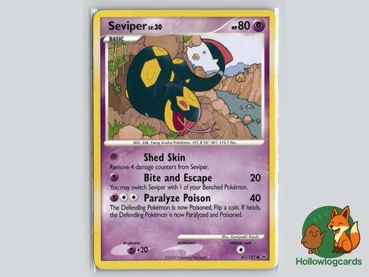 Seviper (61/127) - Platinum Pokémon Card