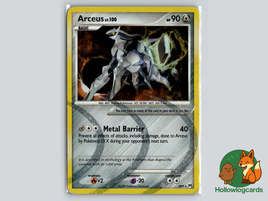 Arceus (AR9/99) - Arceus Pokémon Card