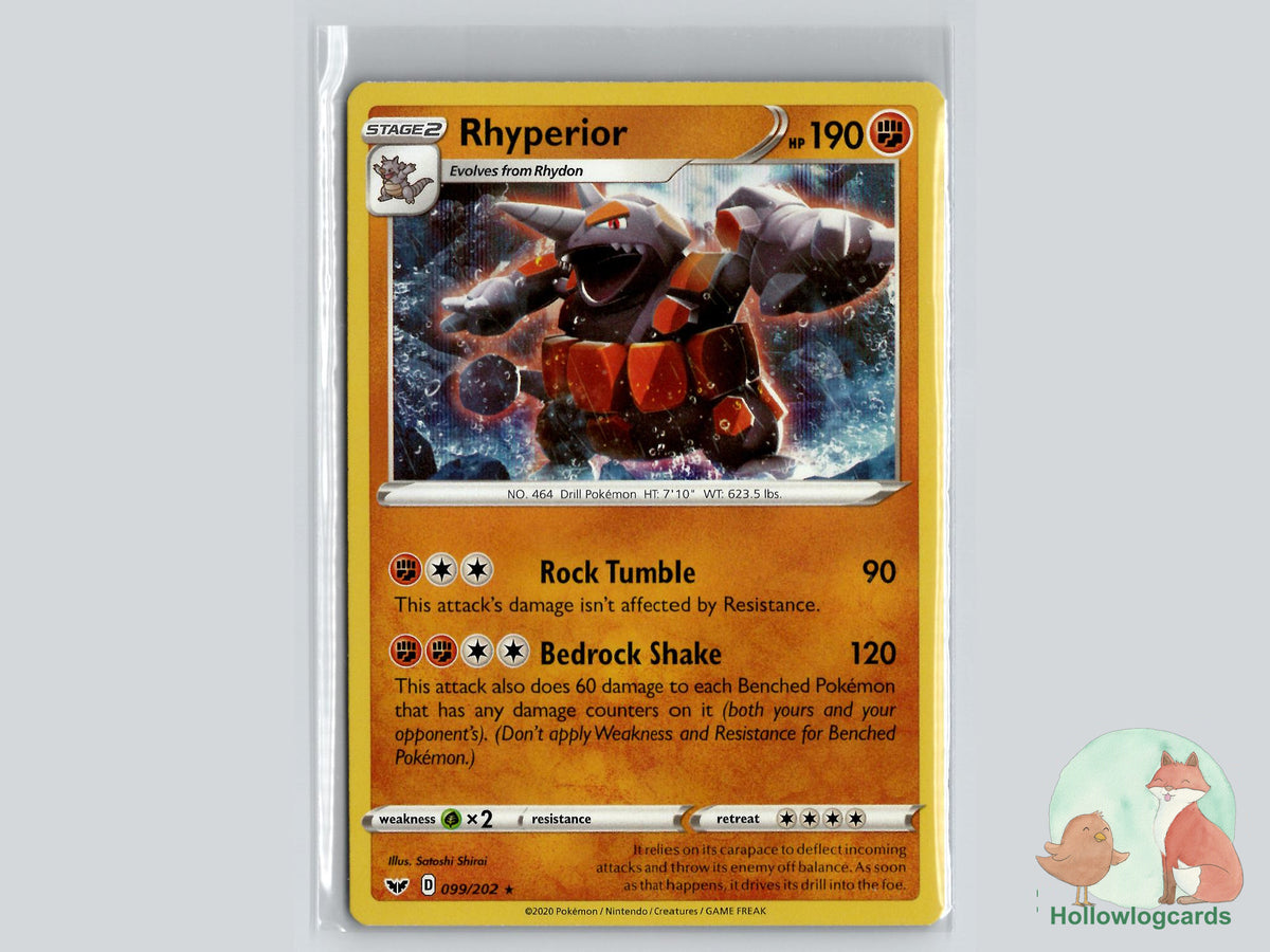 Rhyperior (099/202) - Sword & Shield Pokémon Card
