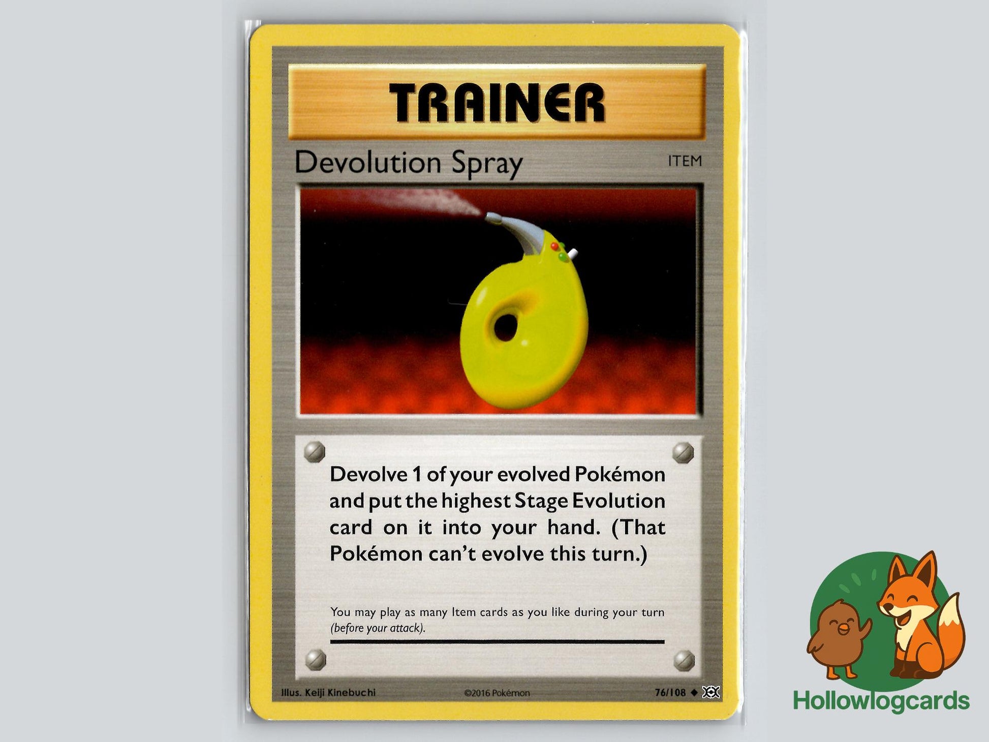 Devolution Spray (76/108) - Evolutions Pokémon Card