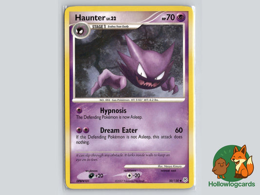 Haunter (50/130) - Diamond & Pearl Pokémon Card