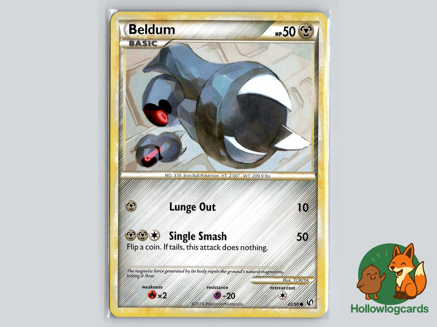 Beldum (43/90) - Undaunted Pokémon Card