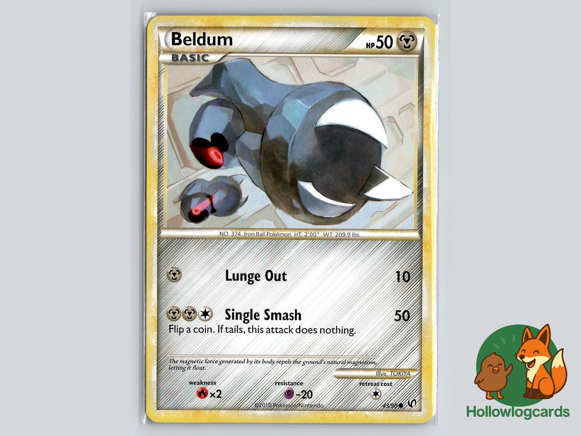 Beldum (43/90) - Undaunted Pokémon Card