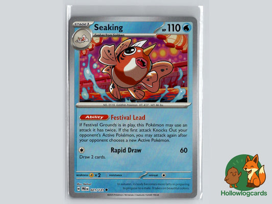 Seaking (021/131) - Prismatic Evolutions Pokémon Card