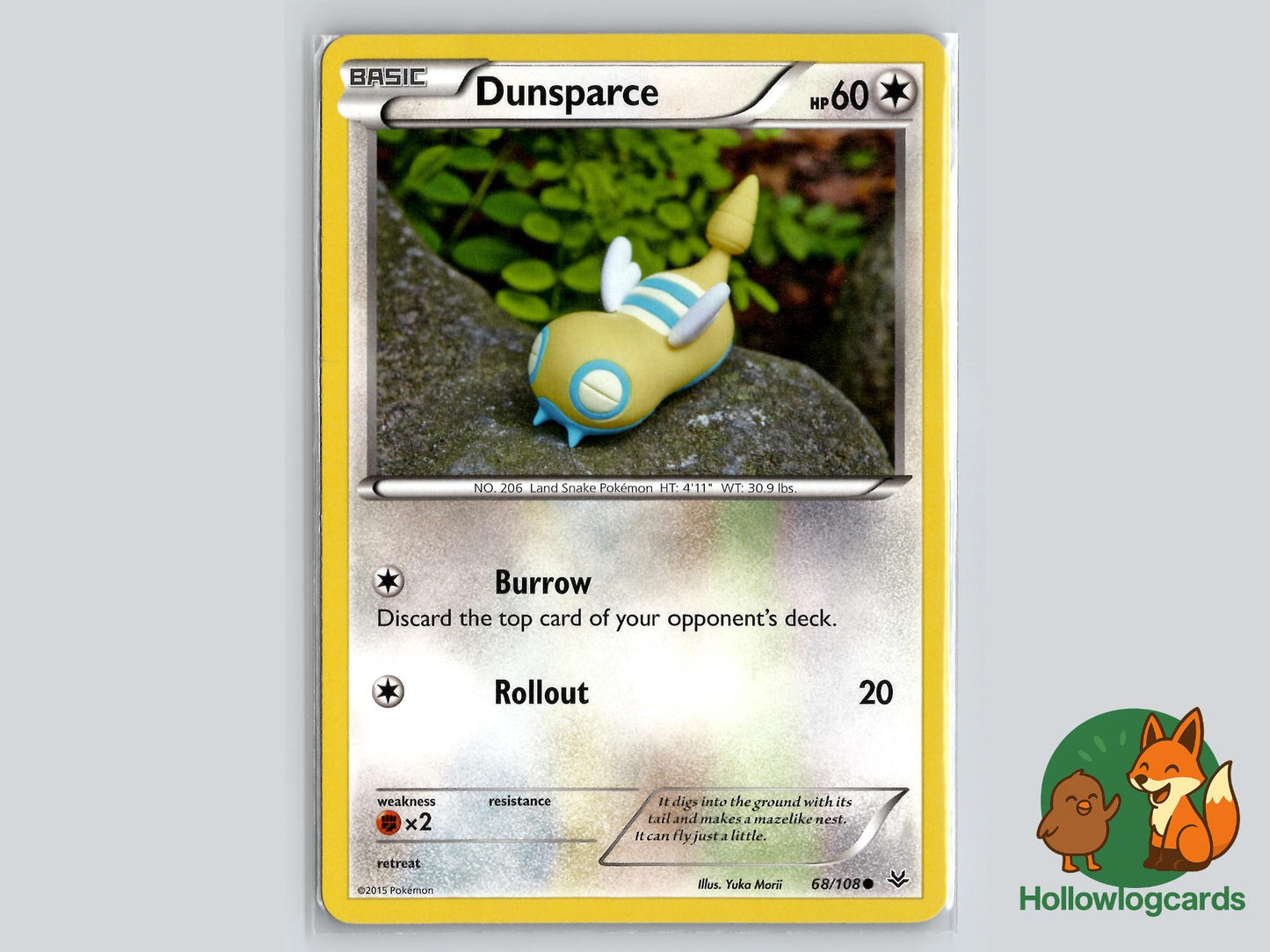 Dunsparce (68/108) - Roaring Skies Pokémon Card