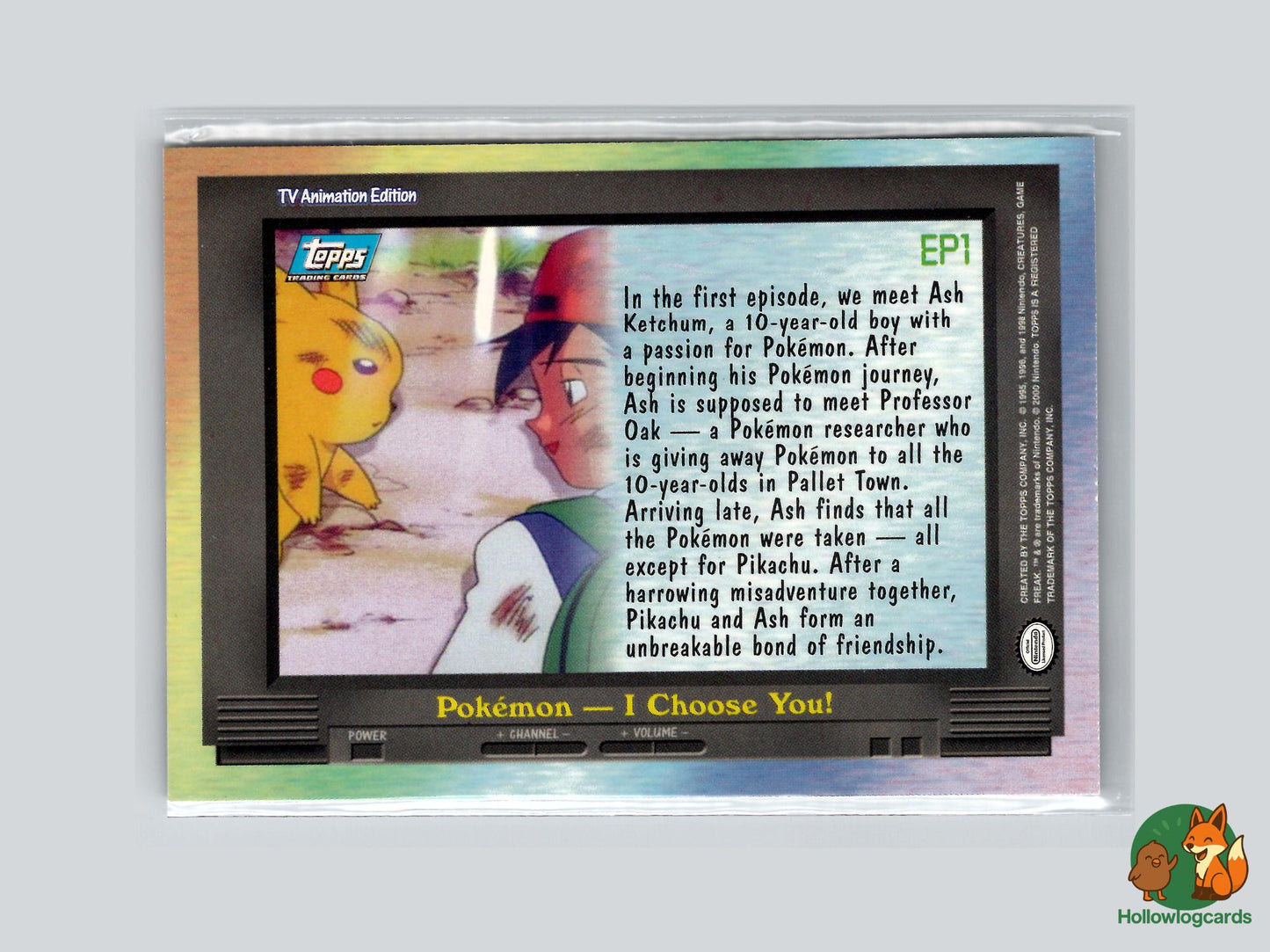 EP1 Pokemon - I Choose You! (#123) - Topps Trading Cards Series 2