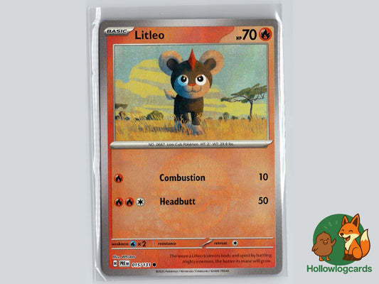 Litleo (015/131) - Prismatic Evolutions Pokémon Card