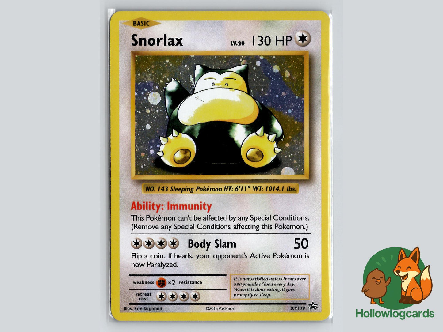 Snorlax (XY179) - XY Black Star Promos Pokémon Card