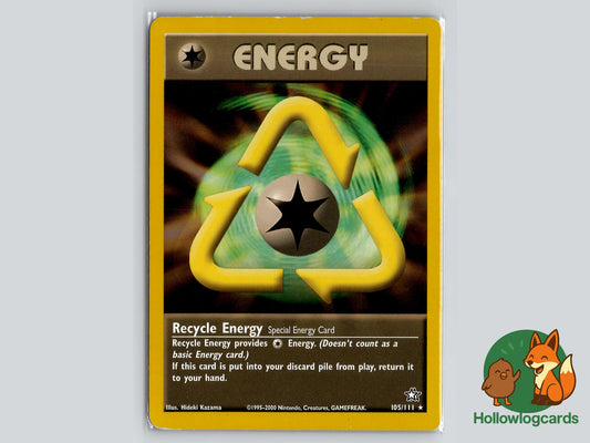Recycle Energy (105/111) - Neo Genesis Pokémon Card