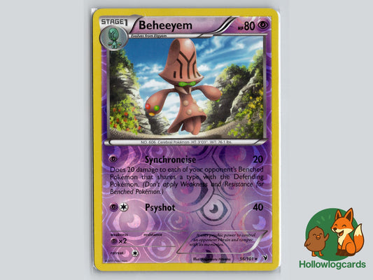 Beheeyem (56/101) - Noble Victories Pokémon Card