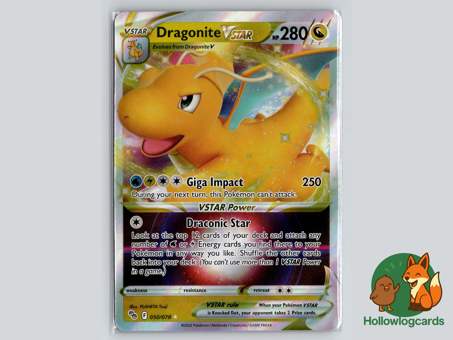 Dragonite VSTAR (050/078) - Dragon Pokémon Card