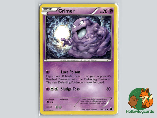 Grimer (45/116) - Plasma Freeze Pokémon Card