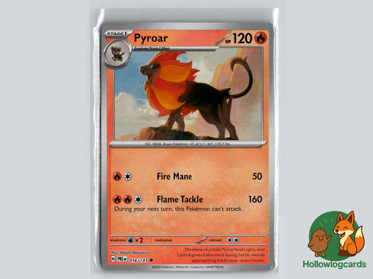 Pyroar (016/131) - Prismatic Evolutions Pokémon Card