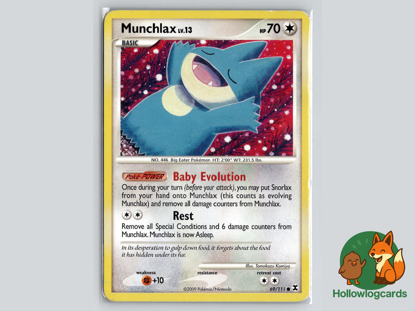 Munchlax (69/111) - Rising Rivals Pokémon Card