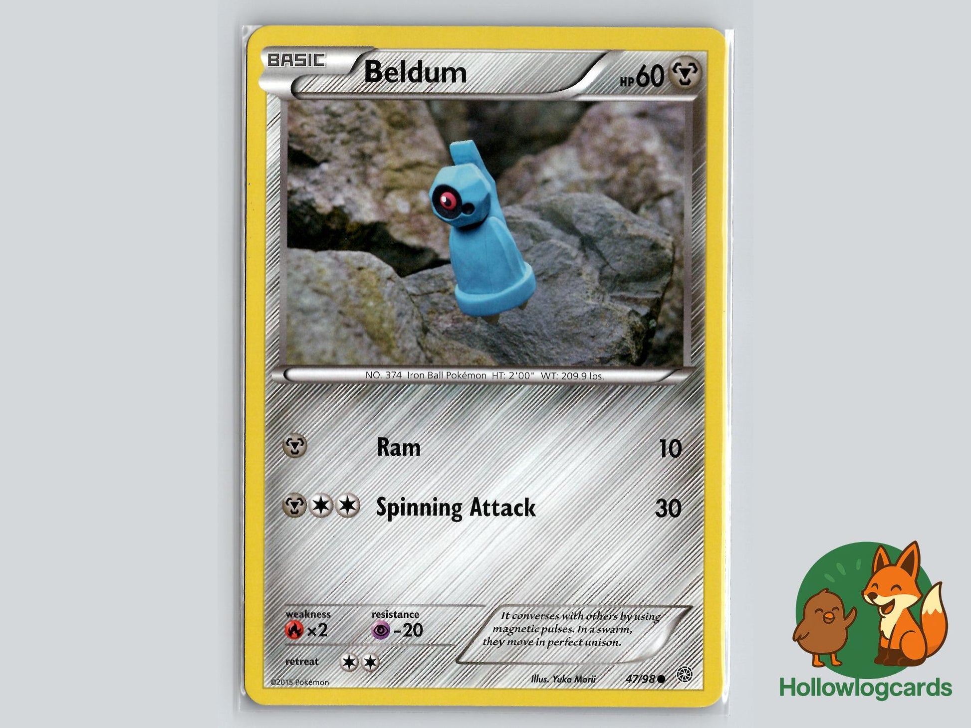 Beldum (47/98) - Ancient Origins Pokémon Card