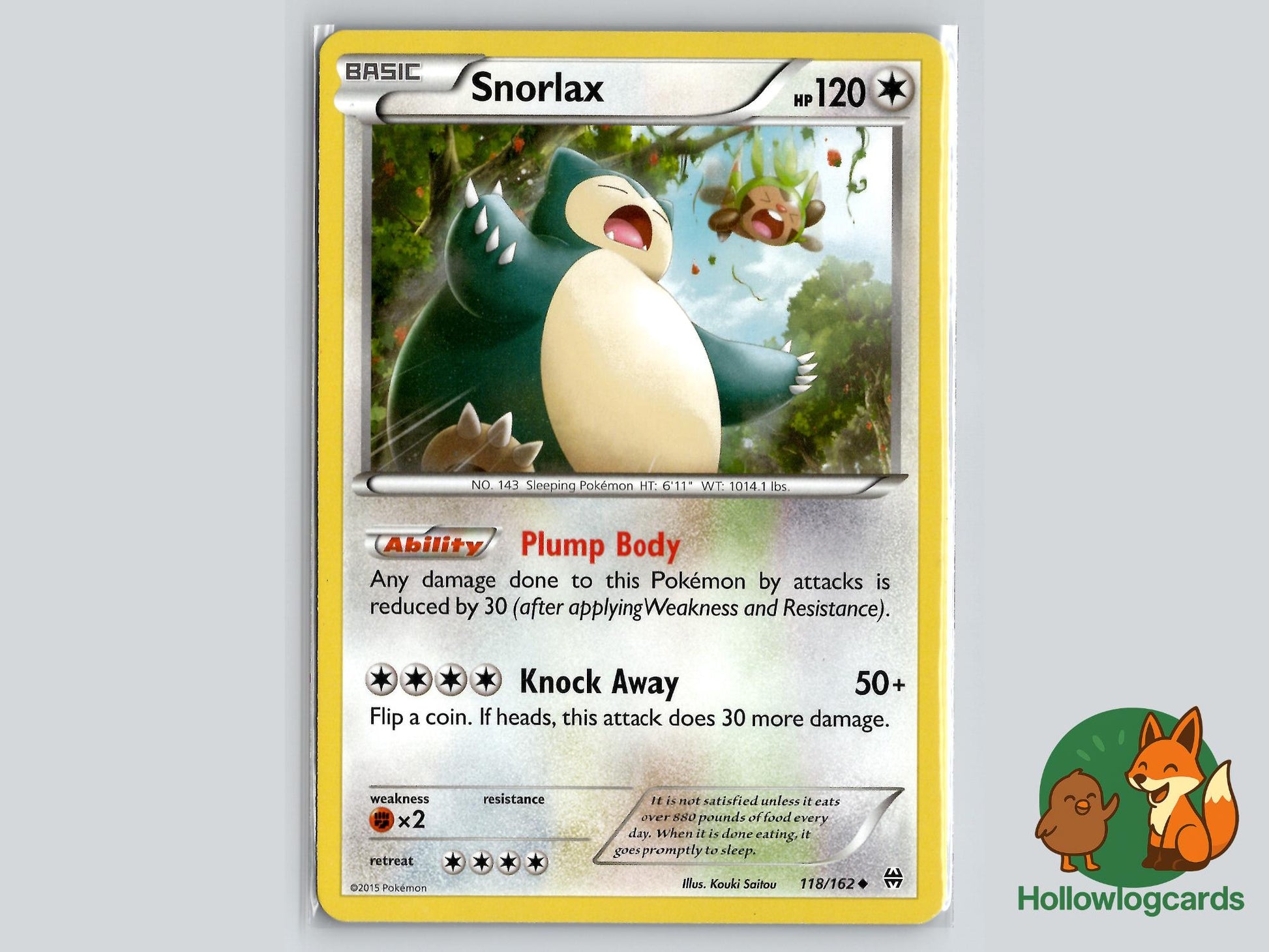 Snorlax (118/162) - BREAKthrough Pokémon Card