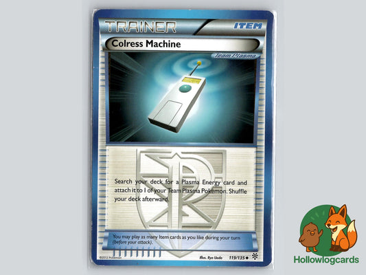 Colress Machine (119/135) - Plasma Storm Pokémon Card
