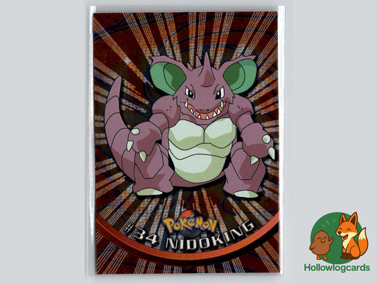 Nidoking - Topps Trading Cards Series 1 Pokémon Card