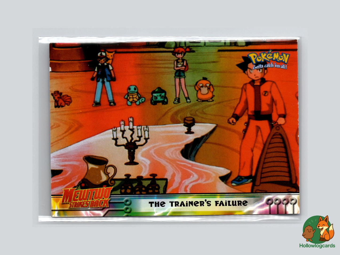 The Trainer's Failure - Topps Mewtwo Strikes Back Trading Cards Pokémon Card