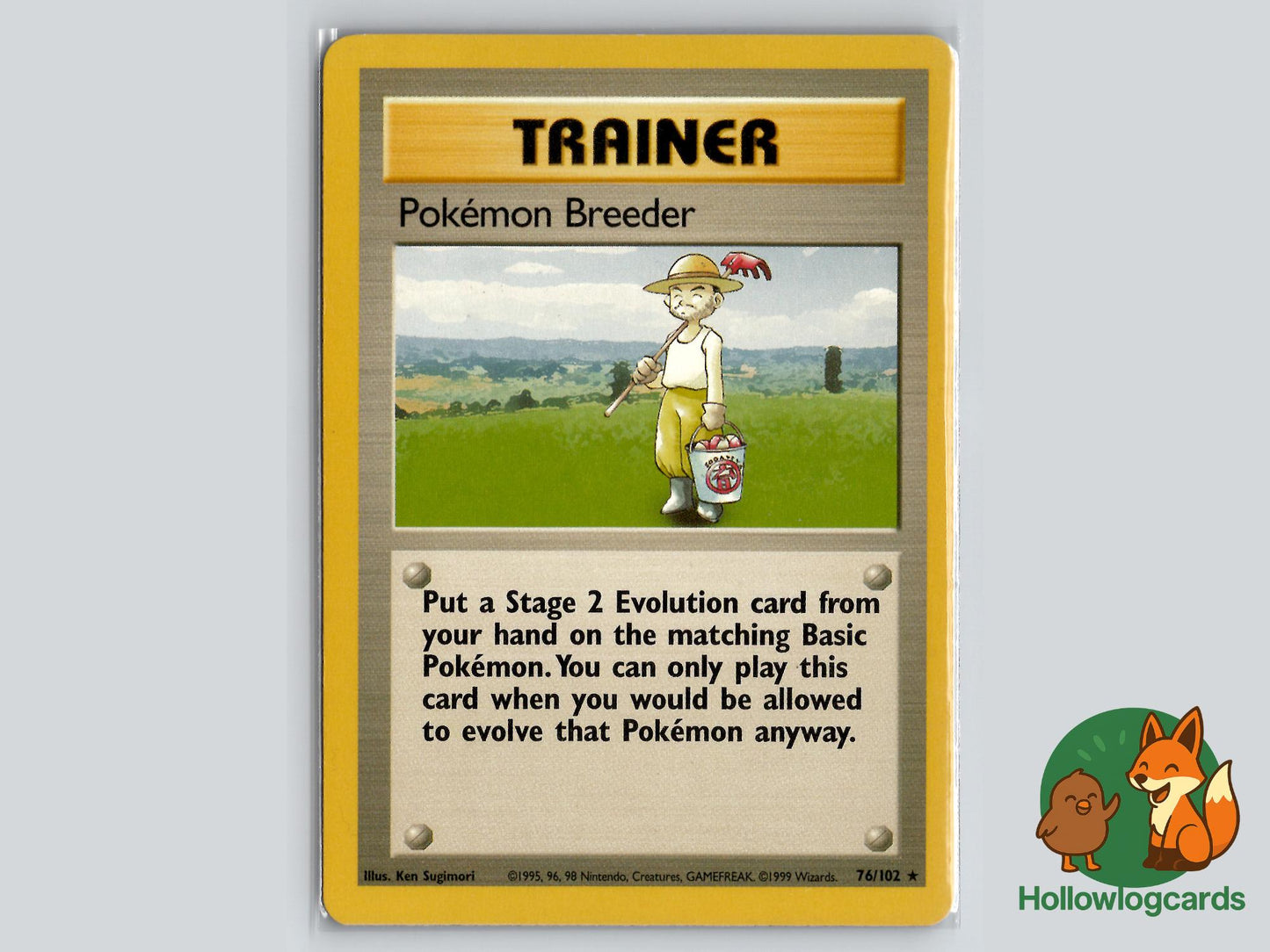 Pokemon Breeder (76/102) - Base Pokémon Card