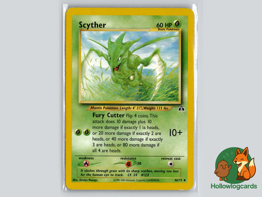 Scyther (46/75) - Neo Discovery Pokémon Card