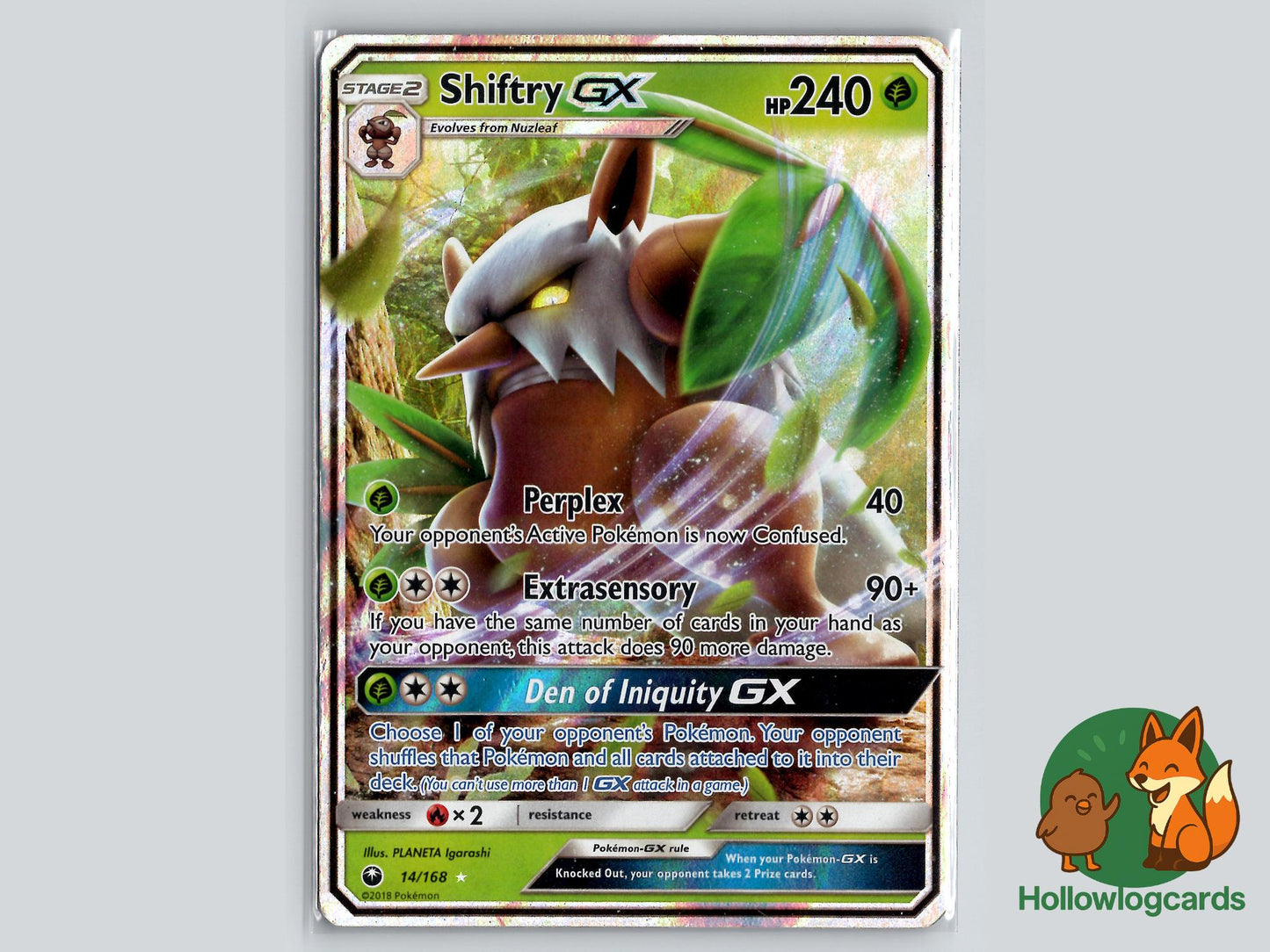 Shiftry GX (14/168) - Celestial Storm Pokémon Card